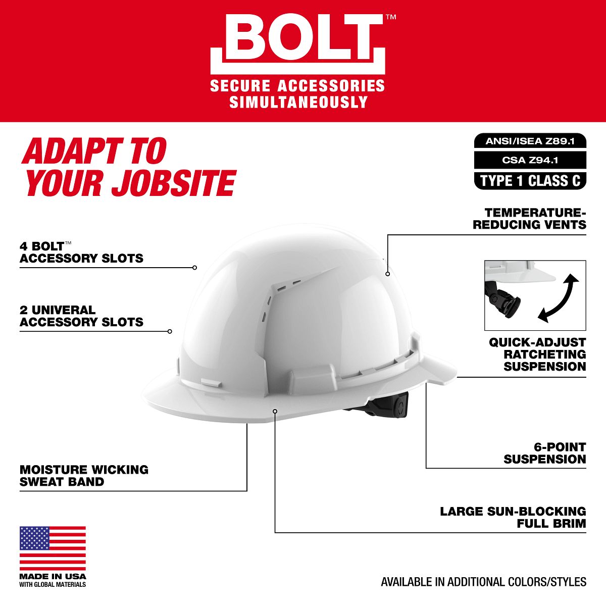 BOLT™ Hard Hat