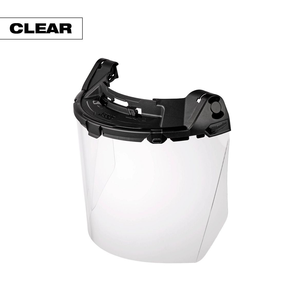 BOLT™ Task Full Face Shield - Clear Uncoated Lens (Compatible with Milwaukee® BOLT™ Safety Helmets & BOLT™ Hard Hats)