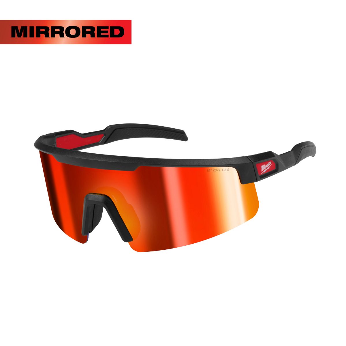 WRAP AROUND-RED MIRROR CLAMSHELL