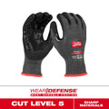 Cut Level 5 High Dexterity Nitrile Dipped Gloves w/ WEAR-DEFENSE™ Protection