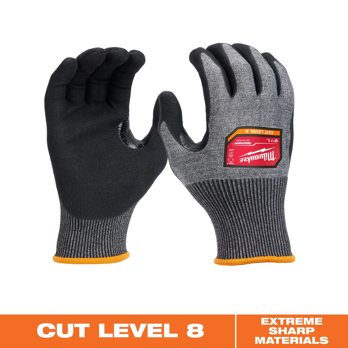 Cut Level 8 High-Dexterity Nitrile Dipped Gloves
