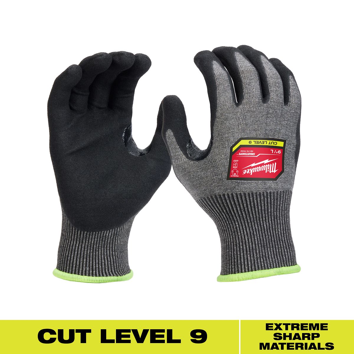 Cut Level 9 High-Dexterity Nitrile Dipped Gloves