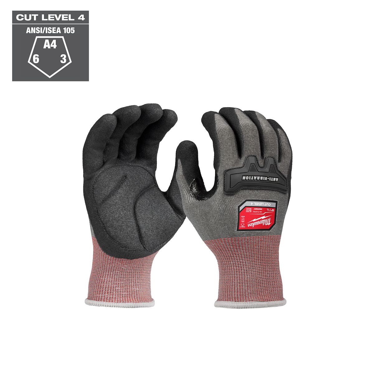 Anti-Vibration Cut Level 4 High Dexterity Nitrile Dipped Glove