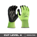 High Visibility Cut Level 4 Polyurethane Dipped