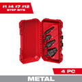 Step Drill Bit Set - 4PC