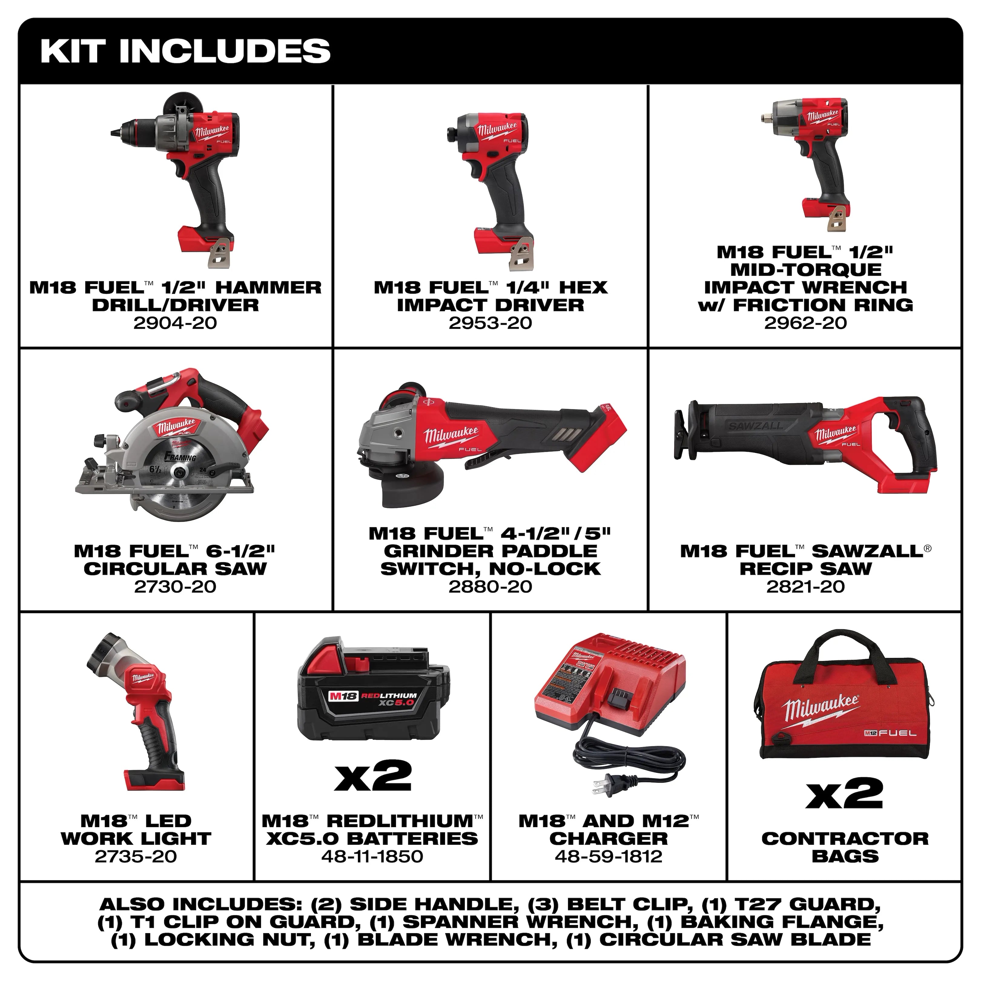 M18 FUEL™ 7-Tool Combo Kit
