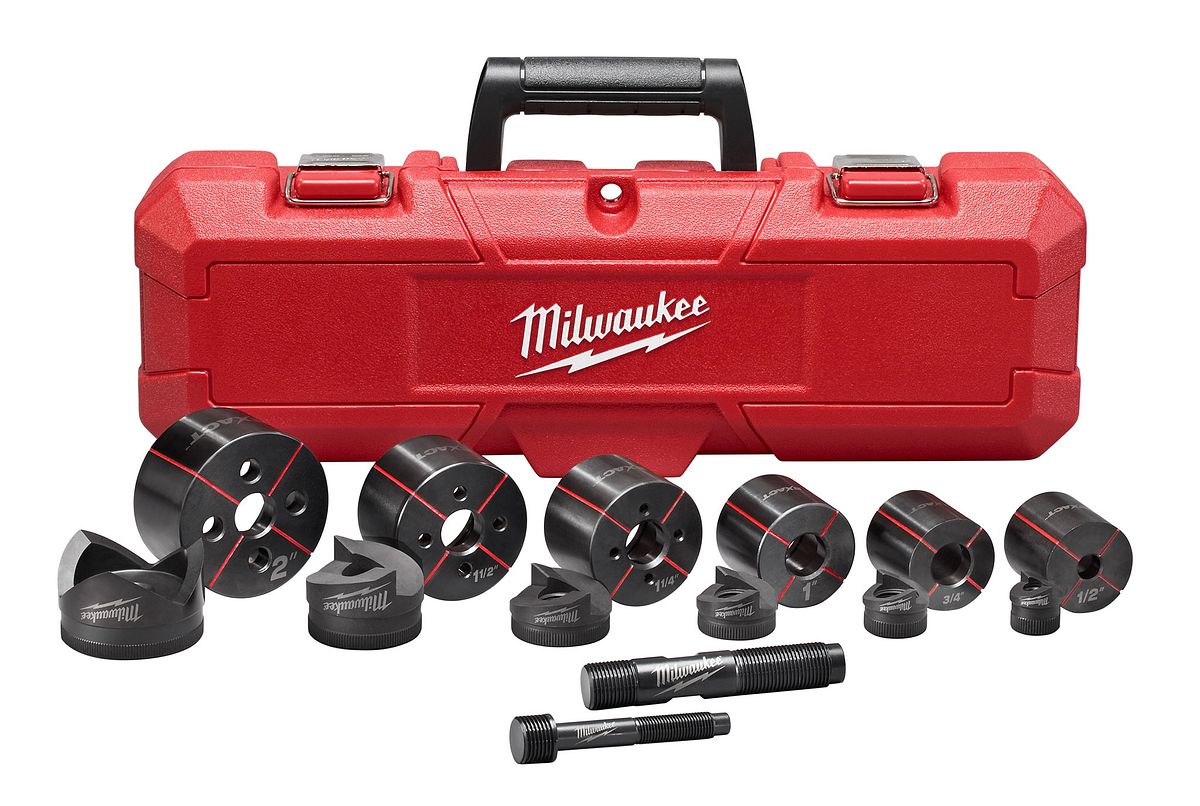 Milwaukee® EXACT™ 1/2" to 2" Knockout Set - 49-16-2693 - primary image