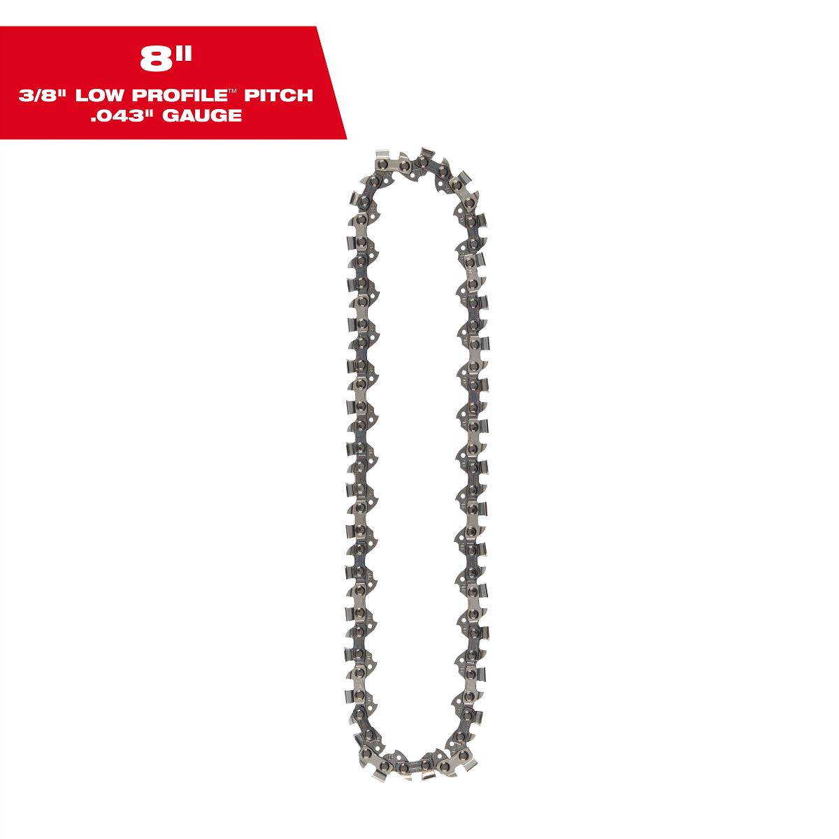 8" 3/8" LOW PROFILE™ Pitch, .043" Gauge Saw Chain - 49-16-2750 - primary image