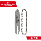 8" 3/8" LOW PROFILE™ Pitch, .043" Gauge Saw Chain and Guide Bar Set - 49-16-2818 - primary image