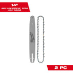 14" .325" LOW PROFILE™ Pitch, .043" Gauge Saw Chain and Guide Bar Set - 49-16-2820 - primary image