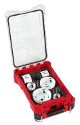 Milwaukee HOLE DOZER Bi-Metal Hole Saw Kit with PACKOUT Compact Organizer (10-Piece) | 49-22-5607