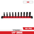 10PC SHOCKWAVE™ Impact Duty SAE Deep 6 Point Socket Set - 49-66-7001 - primary image