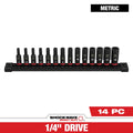 14PC SHOCKWAVE™ Impact Duty Metric Deep 6 Point Socket Set - 49-66-7003 - primary image