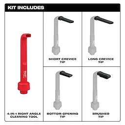 Milwaukee AIR-TIP 4-in-1 Right Angle Cleaning Tool | 49-90-2026