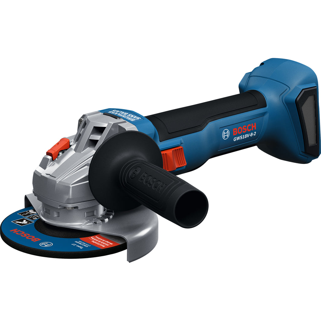 Bosch GWS18V-8-2N 18V Brushless 4-1/2 In. Angle Grinder with Slide Switch (Tool Only)