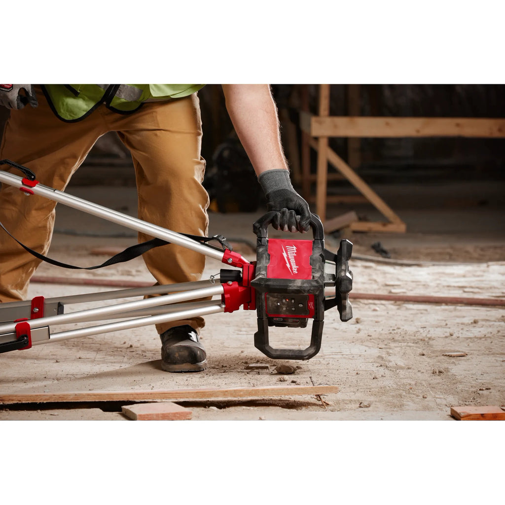 Milwaukee M18 Red Exterior Rotary Laser Level Kit with  Receiver | 3701-21