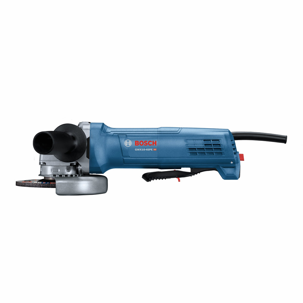 Bosch GWX10-45PE 4-1/2 In. X-LOCK Ergonomic Angle Grinder with Lock-On Paddle Switch