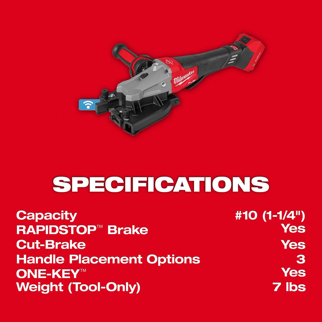 Milwaukee M18 FUEL #10 (1-1/4") Rebar Cutter | 3675-20