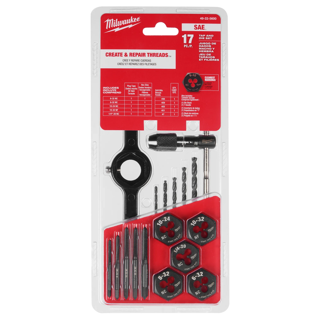 17PC SAE Tap and Die Set