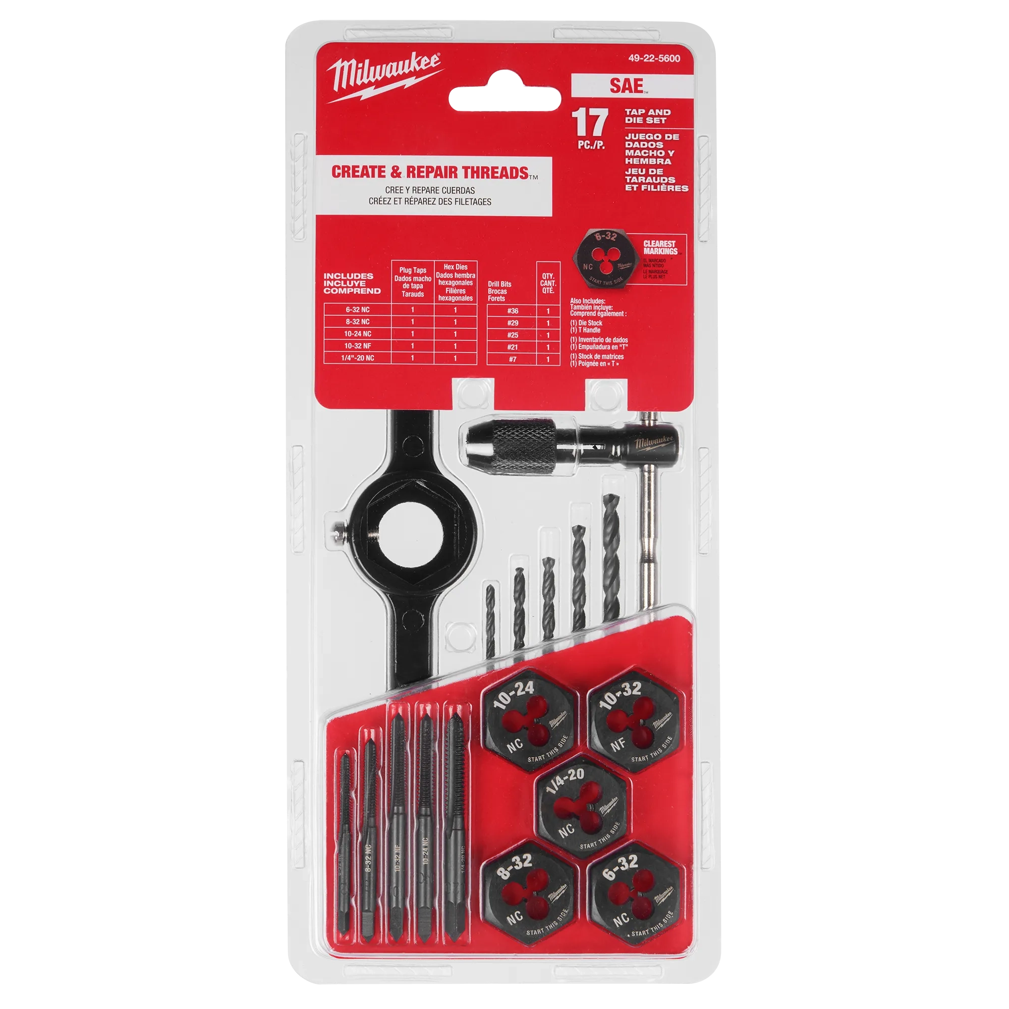 17PC SAE Tap and Die Set