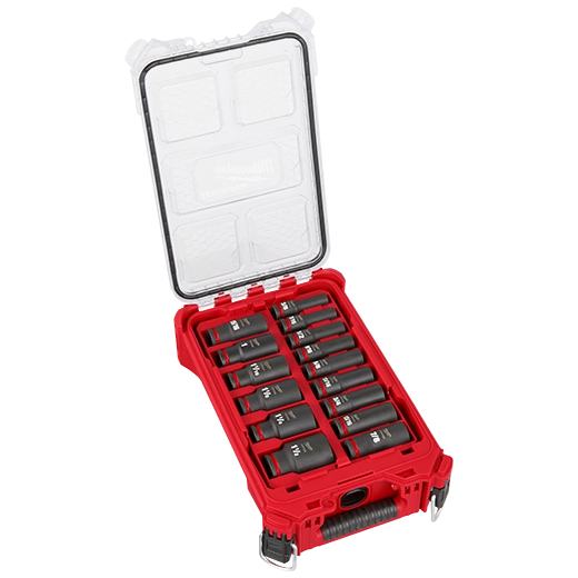 15PC SHOCKWAVE™ Impact Duty Socket 1/2” Drive SAE Set with PACKOUT™
