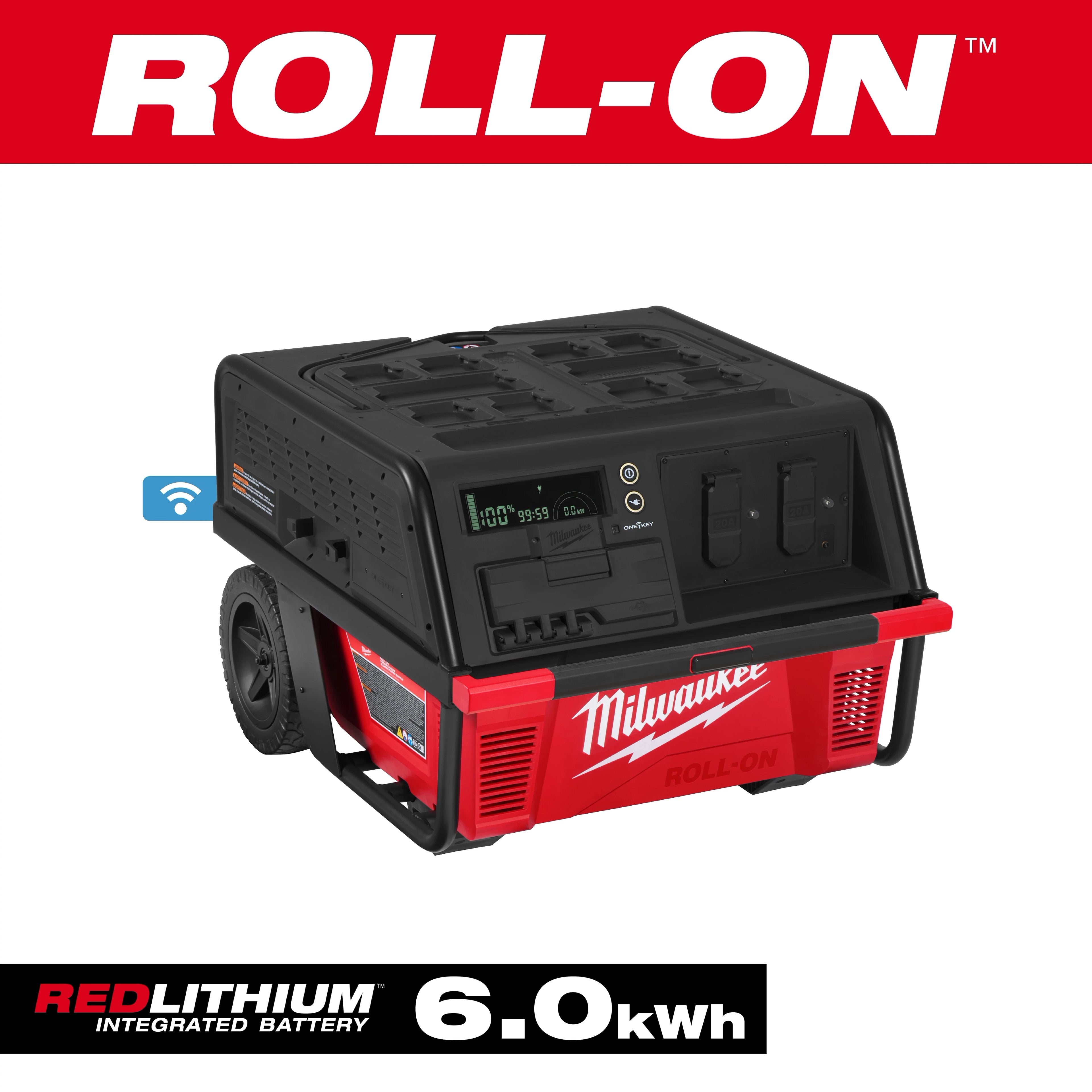 ROLL-ON ™ 7200W/3600W 6.0kWh Power Supply