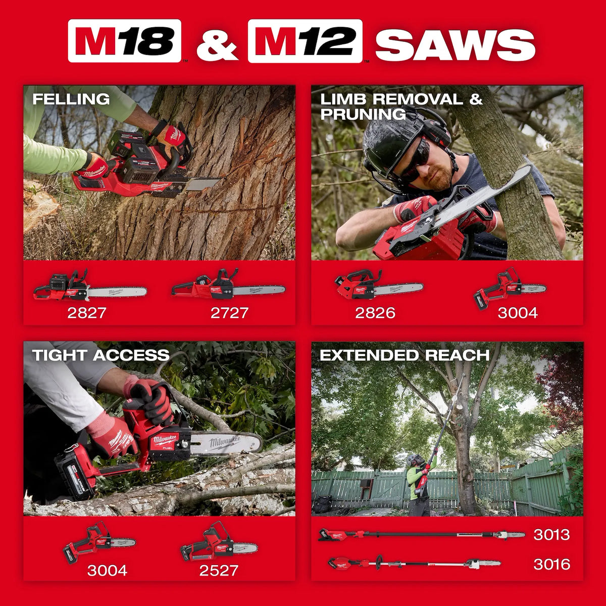 Milwaukee M18 FUEL Telescoping Pole Saw (Tool-Only) | 3013-20