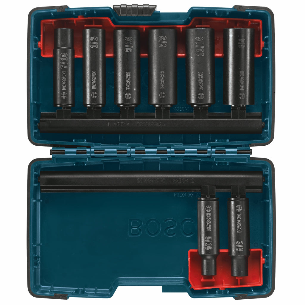 Bosch 27285 8 Pc. 3/8 Deep Well Socket Set