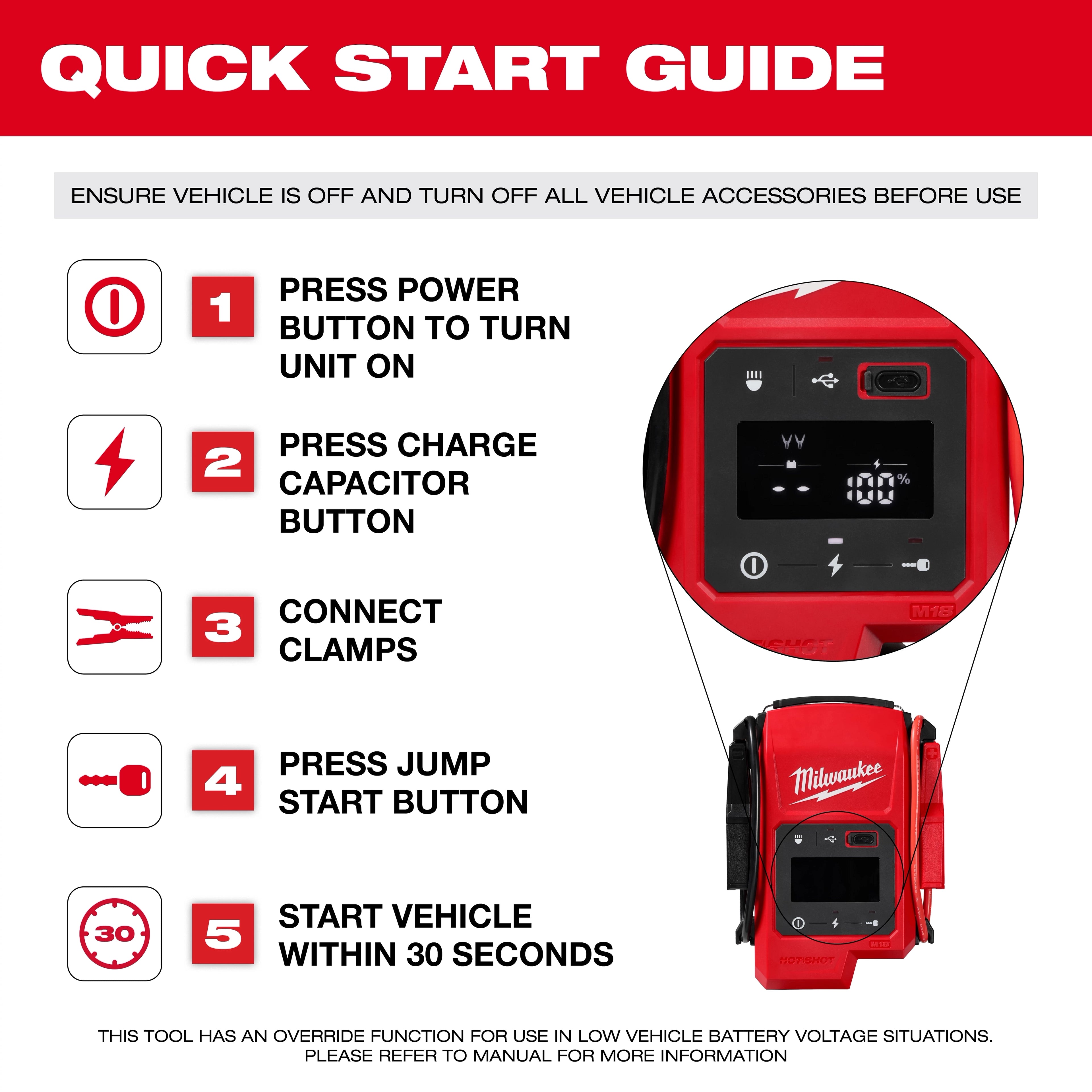 M18™ HOTSHOT™ Jump Starter