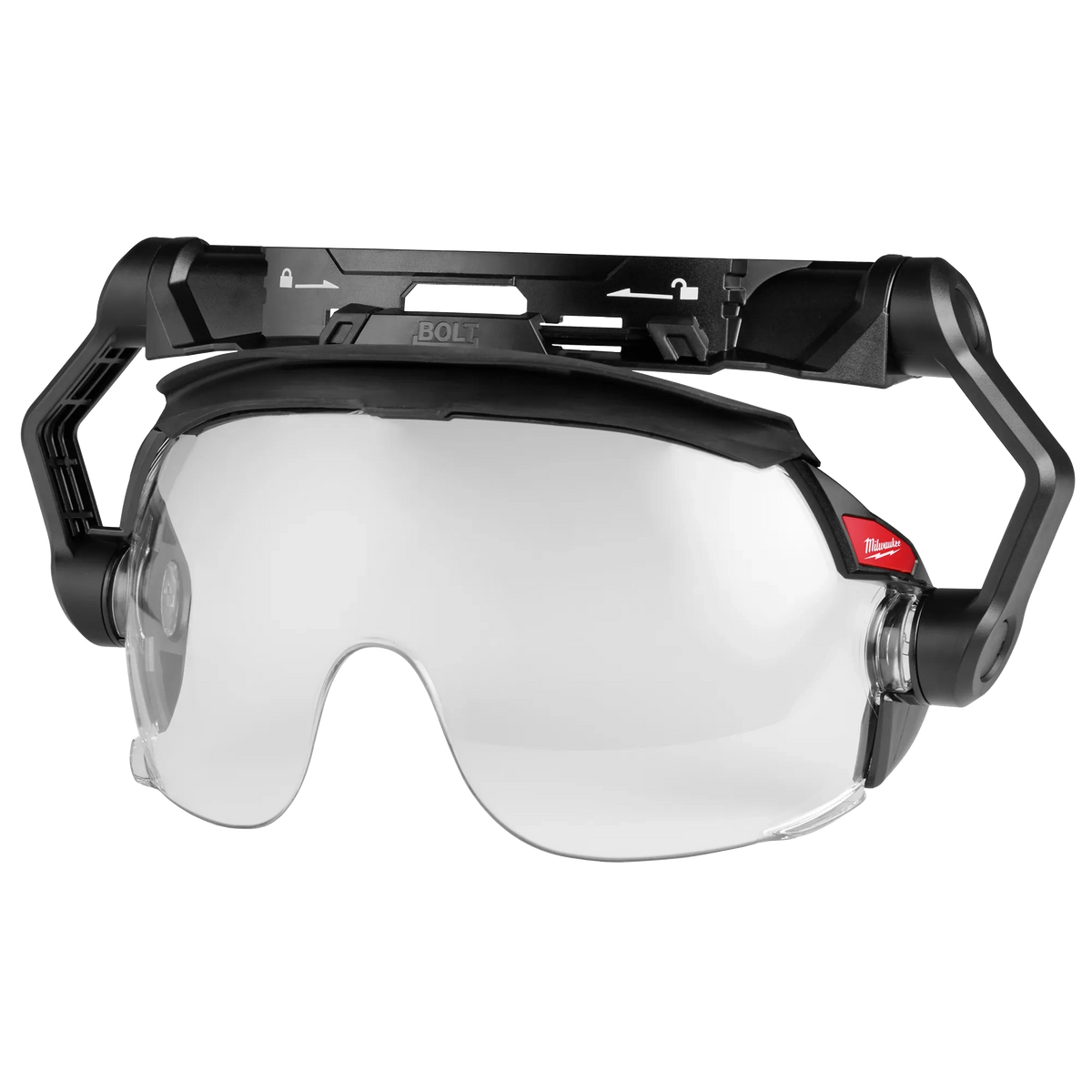 Milwaukee BOLT Gasketed Eye Visor - Clear Dual Coat Lens (Compatible with Milwaukee BOLT Safety Helmets & BOLT Hard Hats) | 48-73-1412