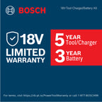 Bosch GTH18V-18MB12 18V Brushless 18-Gauge Narrow Crown Stapler Kit with (1) 2 Ah Standard Power Battery