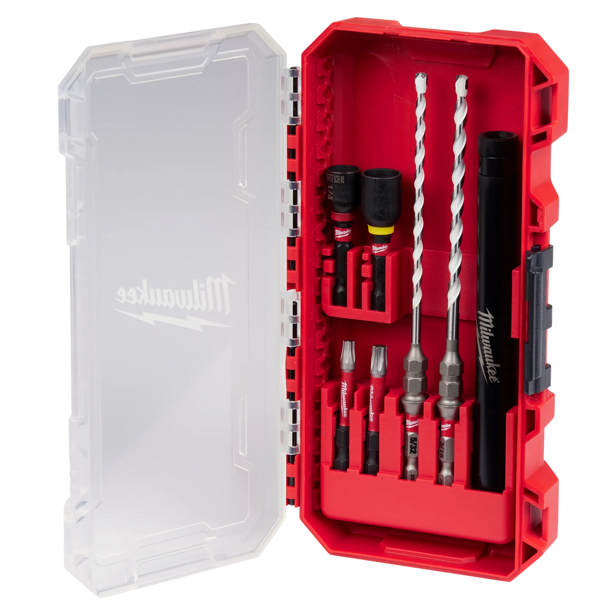 Milwaukee SHOCKWAVE Impact Duty Carbide Multi-Material Drill Bit Concrete Screw Install Set - 7-Piece | 48-20-8877