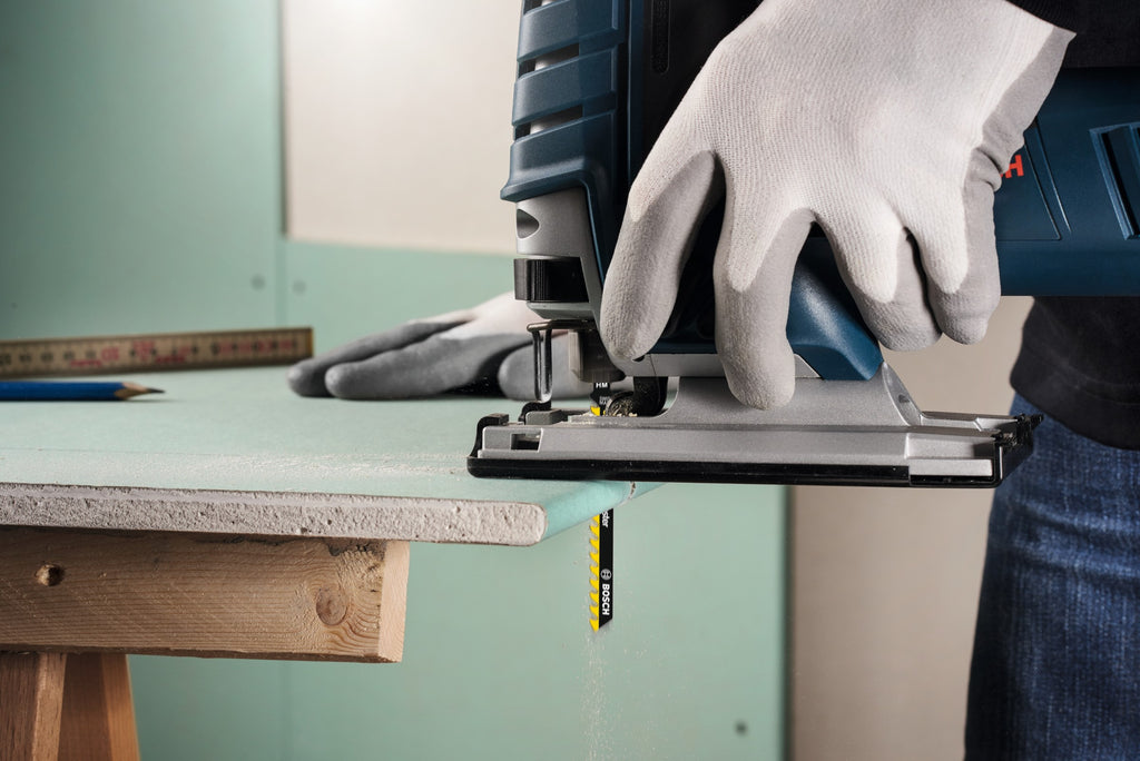 Bosch T141HM1 4 In. 6 TPI Carbide Edge for Fiber Glass and Plaster T-Shank Jig Saw Blade