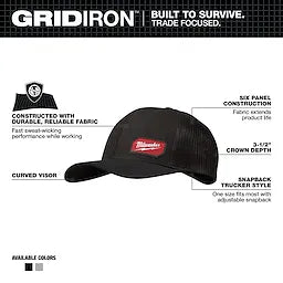 GRIDIRON™ Snapback Trucker Hat