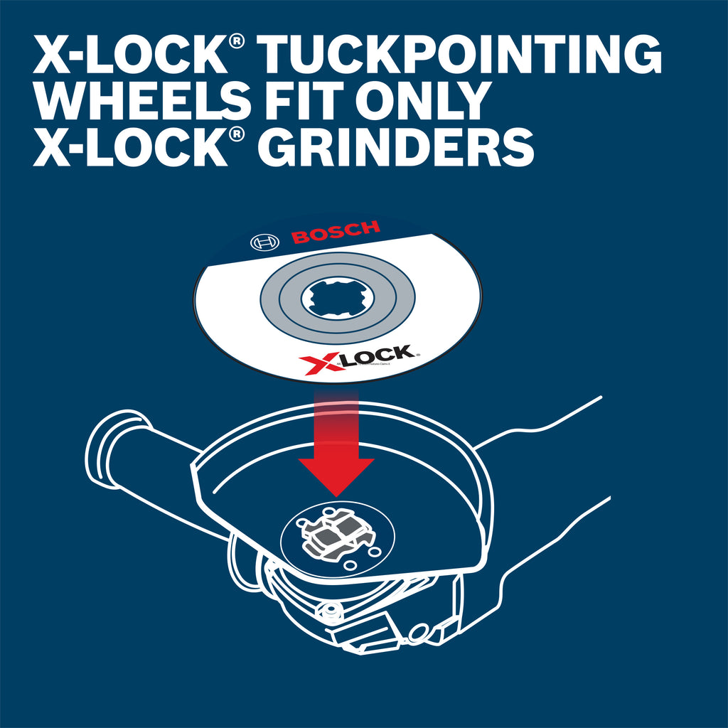 Bosch DBTP04503 4-1/2 In. X-LOCK Premium Sandwich Tuckpointing Blade