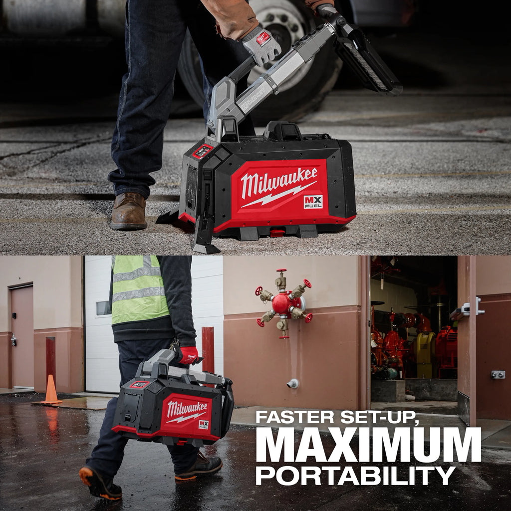 Milwaukee MX FUEL ROCKET Dual Power Compact Tower Light | MXF040-1XC