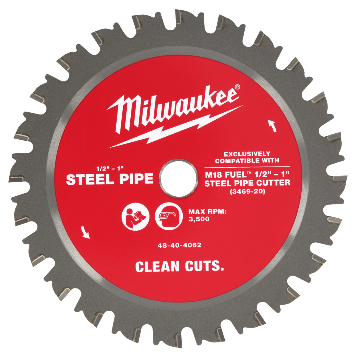 Milwaukee 1/2” – 1” Steel Pipe Cutting Blade | 48-40-4062