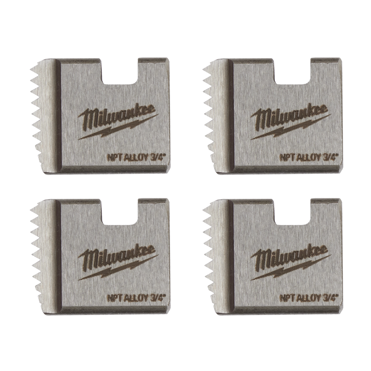 Milwaukee 1/2" ALLOY NPT Portable Pipe Threading Dies | 48-36-1101