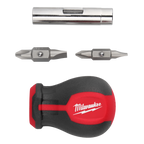 Milwaukee 2-Piece 11-in-1 Multi-Bit Screwdriver and 6-IN-1 Stubby Multi-Bit Screwdriver Set | 48-22-2763