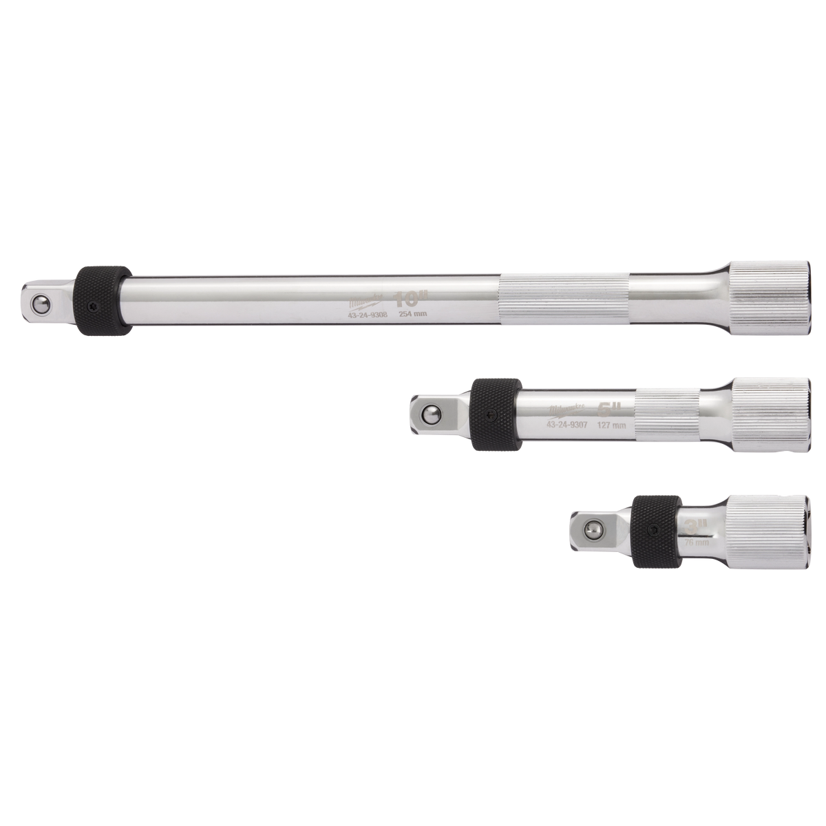 Milwaukee 3-Piece 1/2” Drive Locking Extension Set | 48-22-9362
