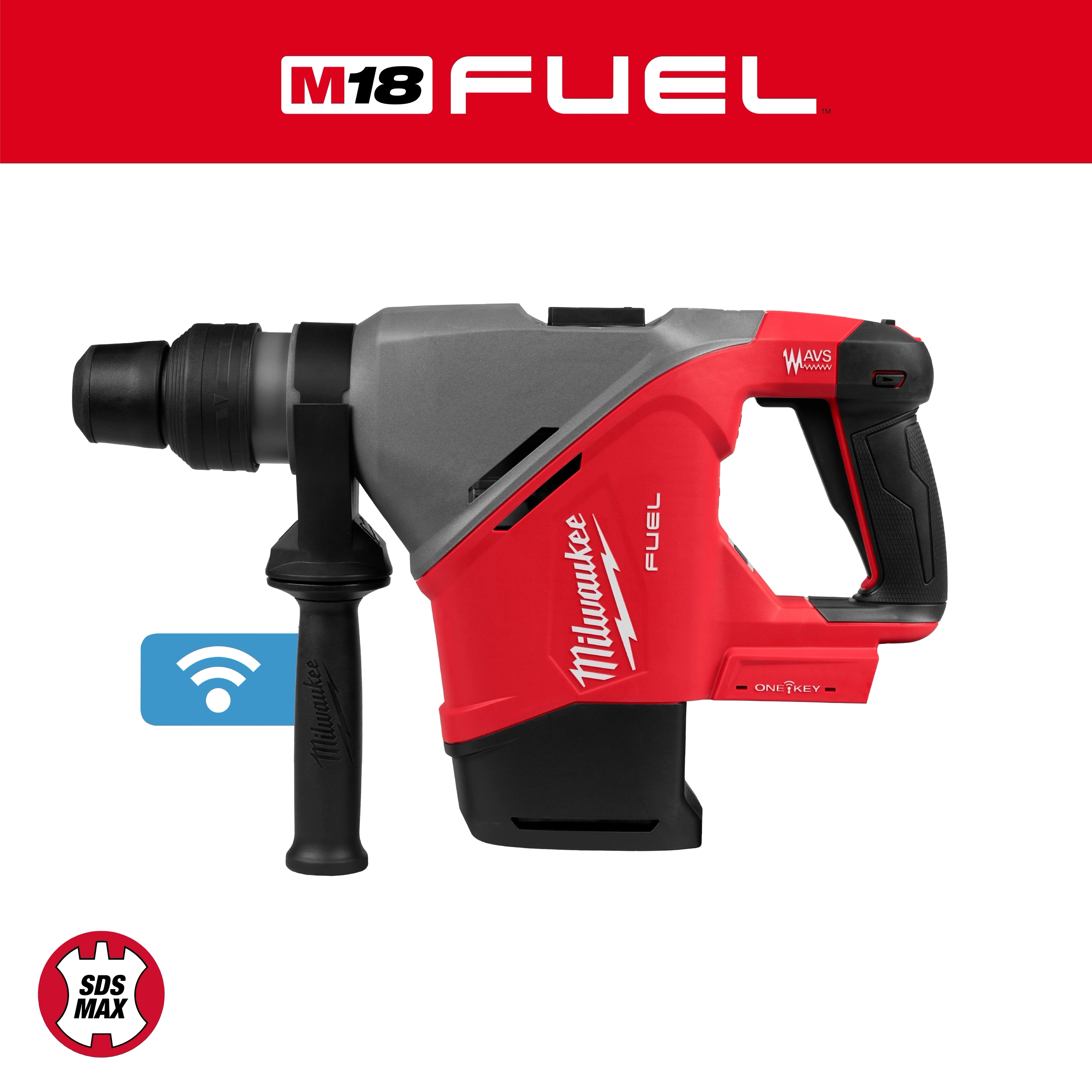 M18 FUEL™ 1-9/16" SDS Max Rotary Hammer w/ ONE KEY™