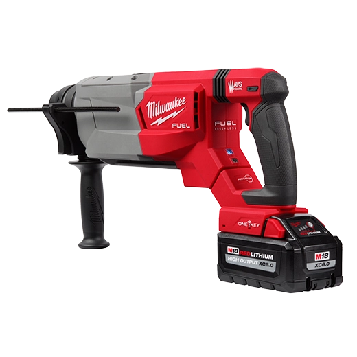 Milwaukee M18 FUEL 1-1/4” SDS Plus D-Handle Rotary Hammer Kit with  ONE-KEY | 2916-22