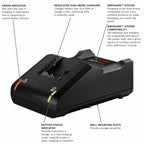Bosch GXS18V-11N25 18V Starter Kit with (2) CORE18V 4 Ah Advanced Power Batteries and (1) 18V Standard Battery Charger