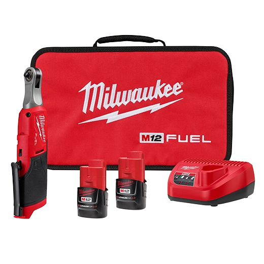 Milwaukee M12 FUEL 1/4" High Speed Ratchet Kit | 2566-22