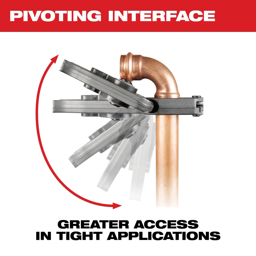 1/2" - 2" CTS-V Pivoting Press Ring Kit for M18™ FORCE LOGIC™ Press Tools