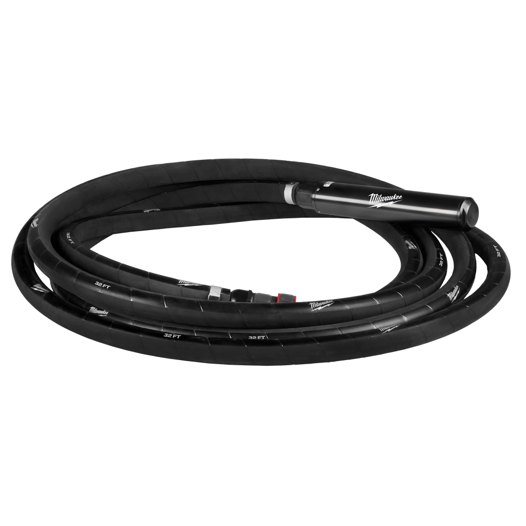 MX FUEL™ High Cycle Concrete Vibrator 32' Whip w/ 2.25" Head