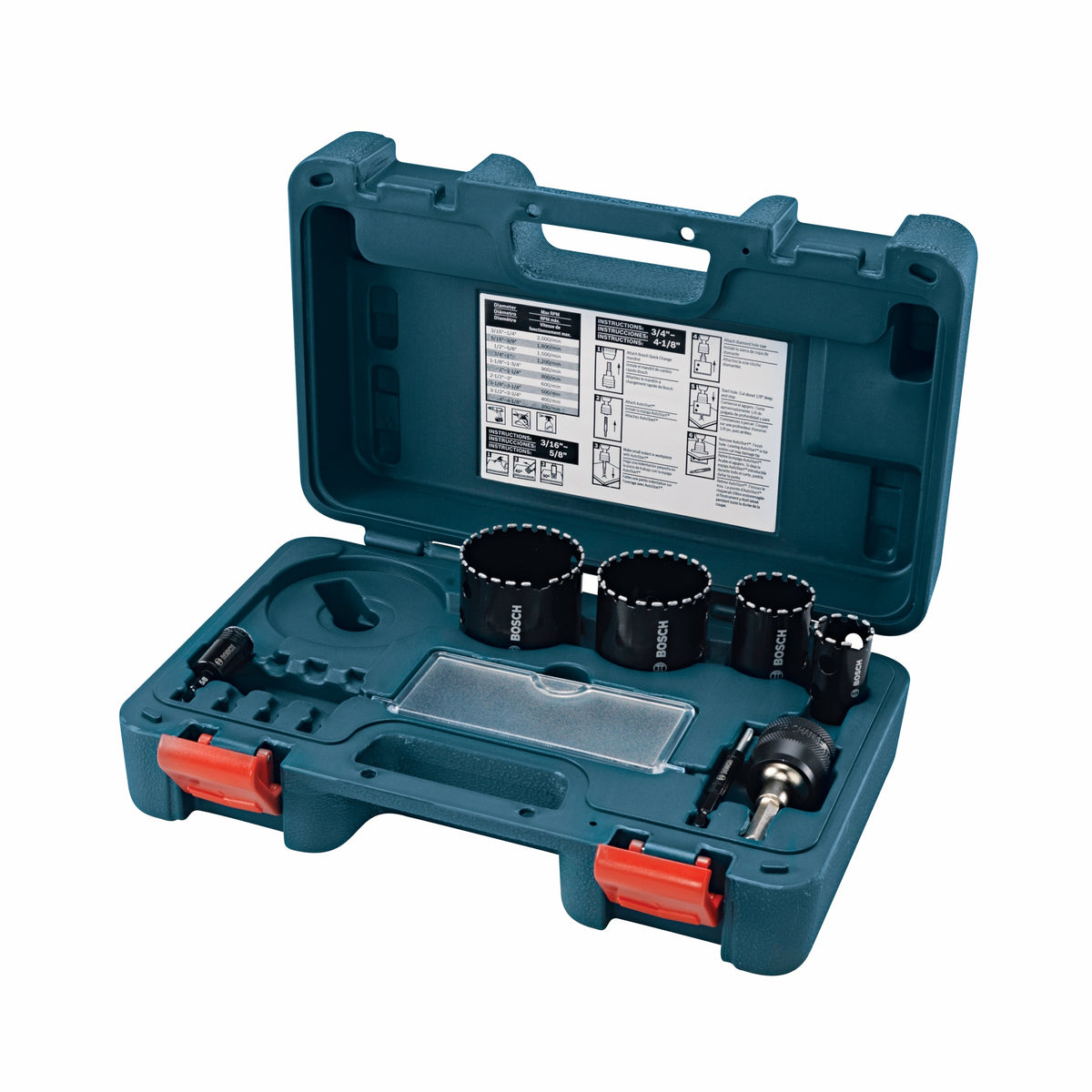 Bosch HDG7 7 pc. Diamond Hole Saw Set