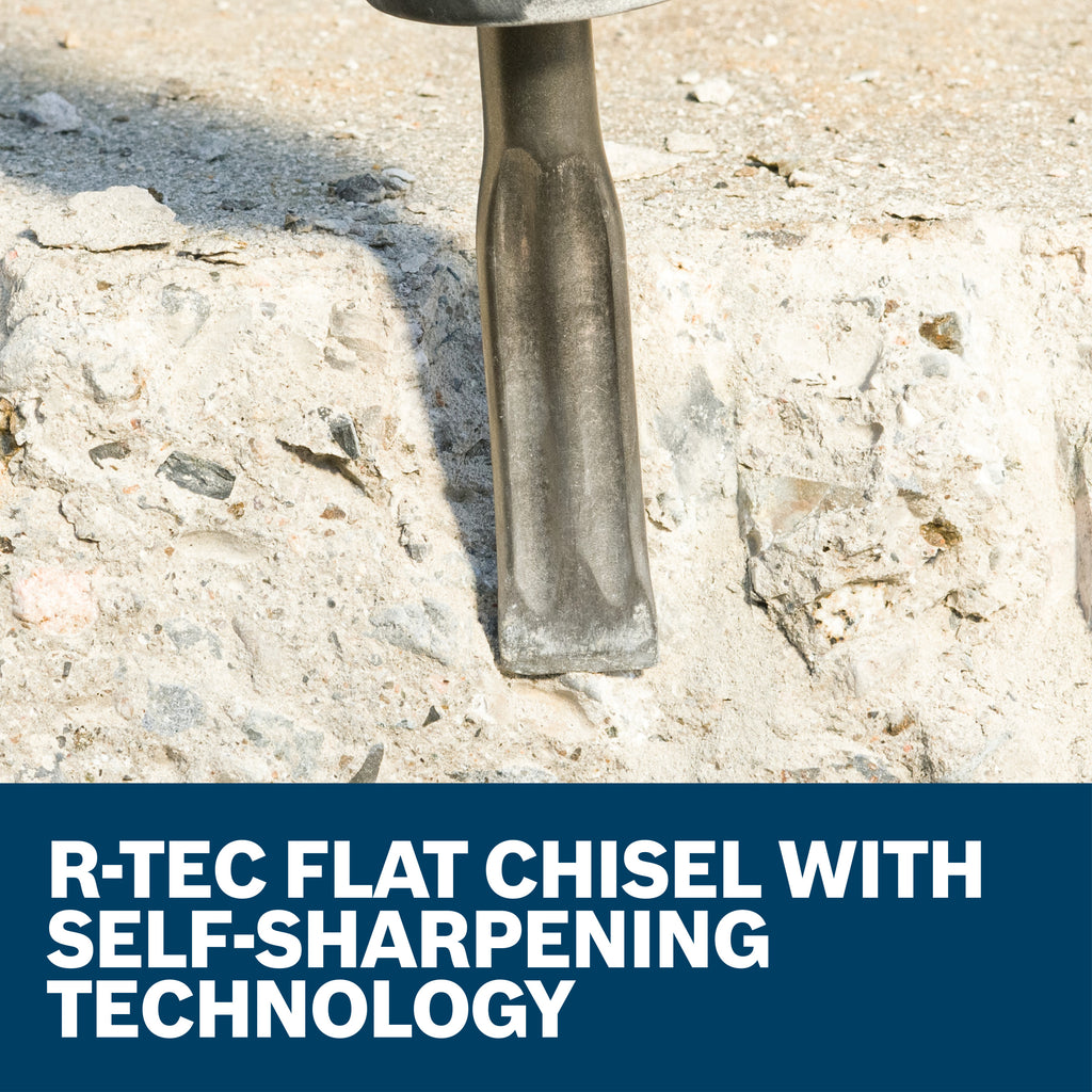 Bosch HS1935 1 In. x 16 In. R-Tec Flat Chisel SDS-max Hammer Steel