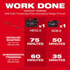 M18 FUEL™ Extended Pole Articulating Hedge Trimmer