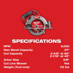 M18 FUEL™ 7-1/4” Circular Saw